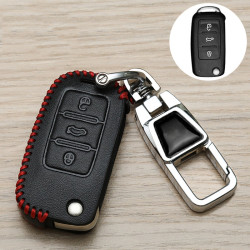 Volkswagen Jetta Car Key Cover Multifunctional Keychain Anti-lost Number Plate(A)