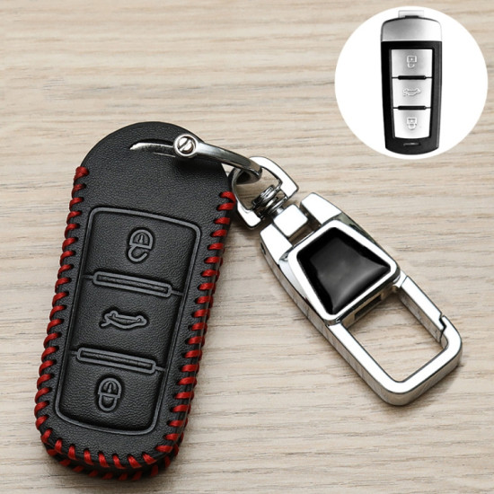 Volkswagen Key Cover Multifunctional Keychain Anti-lost Number Plate, Style: F