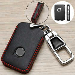 Volvo Car Key Cover Multifunctional Keychain Anti-lost Number Plate(A)