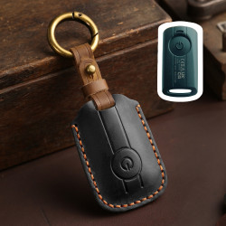 YAMAHA NMAX155/XMAX300/Aerox/Jauns Hallmo Motorcycle Key Cover, Color: 1 Key Black Hollowed