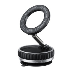 WK WA-S64 K-Captain Lynjia MagSafe Magnetic Rotating Foldable Car Phone Holder(Black)