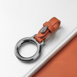 YAILIS Zinc Alloy Car Keychain Multi-functional Belt Hook Key Holder For Men & Women(Quartz Brown)