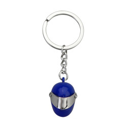 Simulation Cool Motorcycle Keychain Metal Decoration Pendant, Style: X-224 Blue