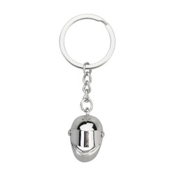 Simulation Cool Motorcycle Keychain Metal Decoration Pendant, Style: X-224 Silver