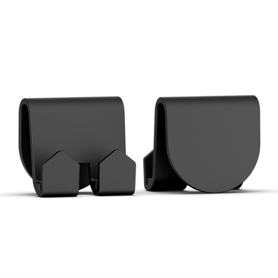 Tesla Model 3/Y 2pcs Rear Seat Headrest Plastic Hook(Black)
