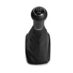 Volkswagen Golf MK4 Gear Lever Hand Ball, Caliber: 12mm(Electroplating Black Line 5 Speed)