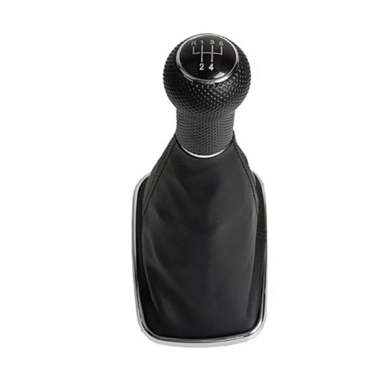 Volkswagen Golf MK4 Gear Lever Hand Ball, Caliber: 23mm(Electroplating Black Line 5 Speed)