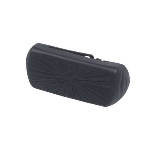 Tesla Model 3 / Y Car Seat Belt Anti-Collision Silicone Protective Cover(Black)