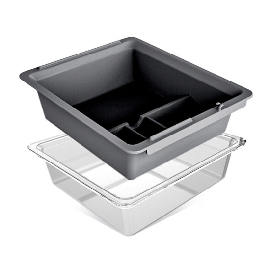 Tesla Model 3 / Y Center Armrest Storage Box Car Modification Accessories Central Storage Box(Black)