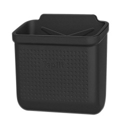 Tesla Model 3Y Adhesive Sticker Installation Car Silicone Storage Bo(Black)