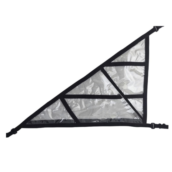 SUV Ceiling Storage Net Car Roof Mesh Storage Bag Suitable For 3-handle Models, Specification: Transparent PVC+Reinforcement Webbing