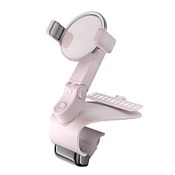 088 With Parking Phone Sign 360 Degrees Rotation Car Dashboard Mount Cell Phone Holder(Pink)