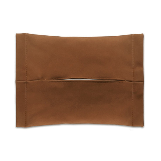 Tesla Model 3 / Y Car Seat Central Control Screen Tissue Box Tissue Storage Bags, Color: Brown