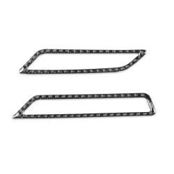 Volkswagen Sagitar 2019-2023 2pcs /Set Left-Hand Drive Instrument Air Outlet Sticker(Black)