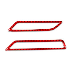 Volkswagen Sagitar 2019-2023 2pcs /Set Left-Hand Drive Instrument Air Outlet Sticker(Red)