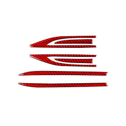 Volkswagen Sagitar 2019-2023 6pcs /Set Left-hand Drive Fender Sticker(Red)