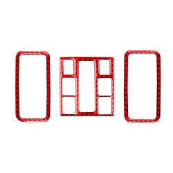 Volkswagen Sagitar 2019-2023 3pcs /Set Left-hand Drive Reading Light Button Sticker(Red)