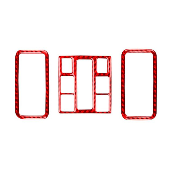Volkswagen Sagitar 2019-2023 3pcs /Set Left-hand Drive Reading Light Button Sticker(Red)