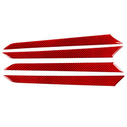 Volkswagen Sagitar 2019-2023 4pcs /Set Left-hand Drive Door Panel Sticker(Red)