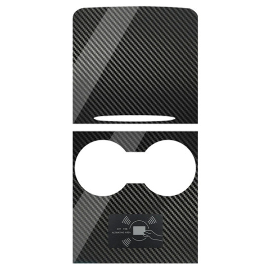 Tesla Model 3 / Y Carbon Fiber Center Panel Protective Film Anti-Scratch Car Interior(Light)