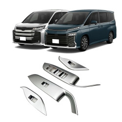 Toyota 2022 VOXY/Noah 90 Series Right-hand Drive Glass Switch Panel Modification Sticker(Matte Silver)