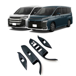 Toyota 2022 VOXY/Noah 90 Series Right-hand Drive Glass Switch Panel Modification Sticker(Piano Black)