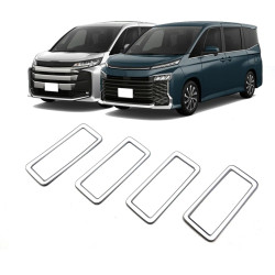Toyota 2022 Voxy/Noah 90 Series Rear Air Vent Decorative Frame(Matte Silver)