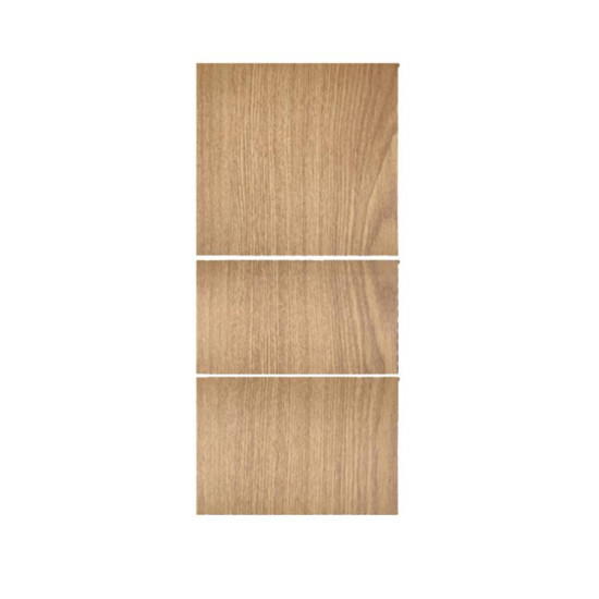 Tesla Model 3 Renewed Center Console Panel Protection Sticker, Color: Vertical Wood Grain