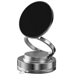 T28 Home Use Multifunctional Car Phone Holder Desktop Vacuum Suction Magnetic Stand(Black)