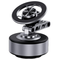 X91 360 Degree Rotation Navigation Stand Car Dashboard Magnetic Phone Mount Holder(Silver)