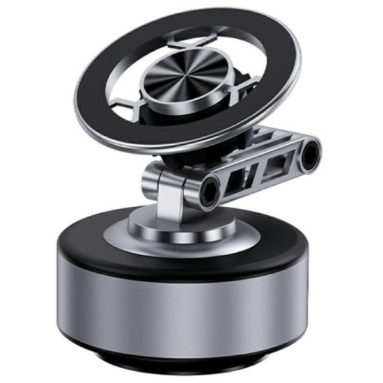 X91 360 Degree Rotation Navigation Stand Car Dashboard Magnetic Phone Mount Holder(Silver)