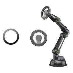 XWJ-JX04 Dashboard Windshield Magnetic Car Mount Suction Cup Base Long Arm Holder(Single Hole)