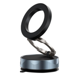 X28 Vacuum Suction Phone Mount 360 Degree Rotating Magnetic Car Phone Holder(Black)