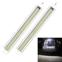 2 PCS ZS 3385 DC12 85V High Bright 120LEDs Lamp Beads Car Dome Light Cabin Light Bar