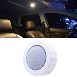Z7 Car Ceiling USB Wireless Strobe Reading Light Color White