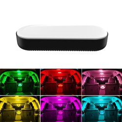 Car Strong Magnetic Dome Light USB Rechargeable Lighting LED Light Color Atmosphere Light