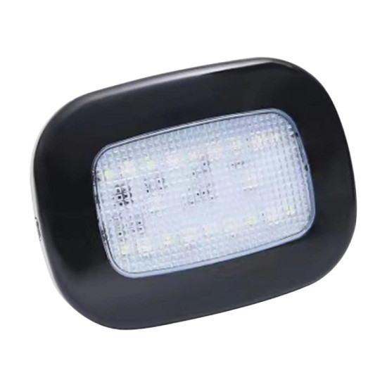 Car USB Charging Strong Magnetic Roof Reading LED Light Black