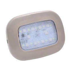 Car USB Charging Strong Magnetic Roof Reading LED Light Beige