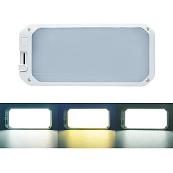 12 30V RV Light 198 LEDs 3 Color Temperature Dimmable Roof Light Color Yellow White Light