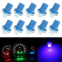 10 PCS 0 4W B8 5 Wedge Instrument Panel COB LED Light Dashboard Gauge Cluster Indicator Lamp Bulb Blue Light