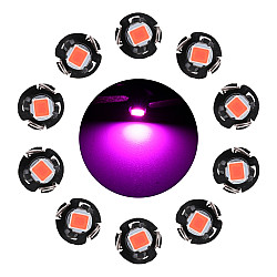 10 PCS 0 5W T3 Instrument Panel LED Light Dashboard Indicator Lamp Bulb Pink Light