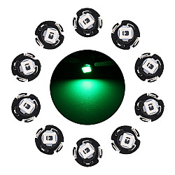 10 PCS 0 5W T3 Instrument Panel LED Light Dashboard Indicator Lamp Bulb Green Light