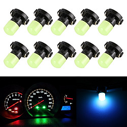 10 PCS 2W T3 Wedge Instrument Panel LED Light Dashboard Gauge Cluster Indicator Lamp Bulb Ice Blue Light