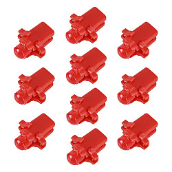 10 PCS B8 3 0 2W DC12V Wedge Instrument Panel COB LED Light Dashboard Gauge Cluster Indicator Lamp Bulb Red Light