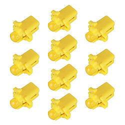 10 PCS B8 3 0 2W DC12V Wedge Instrument Panel COB LED Light Dashboard Gauge Cluster Indicator Lamp Bulb Yellow Light