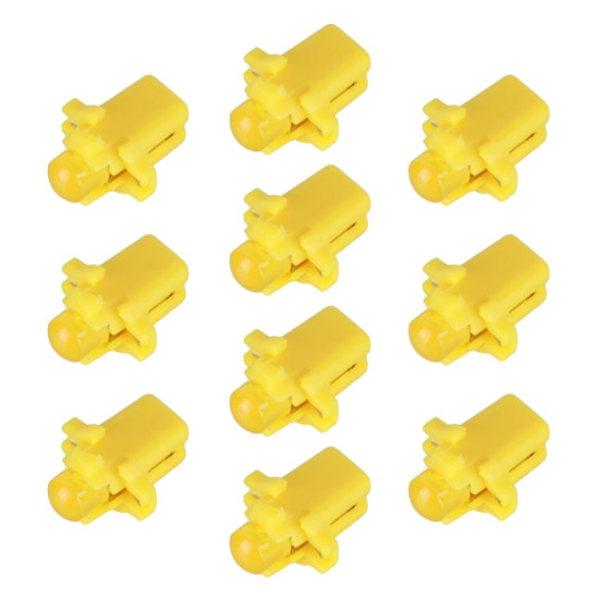 10 PCS B8 3 0 2W DC12V Wedge Instrument Panel COB LED Light Dashboard Gauge Cluster Indicator Lamp Bulb Yellow Light
