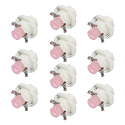 10 PCS B8 4 0 2W DC12V Wedge Instrument Panel COB LED Light Dashboard Gauge Cluster Indicator Lamp Bulb Pink Light