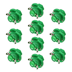 10 PCS B8 4 0 2W DC12V Wedge Instrument Panel COB LED Light Dashboard Gauge Cluster Indicator Lamp Bulb Green Light