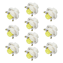 10 PCS B8 4 0 2W DC12V Wedge Instrument Panel COB LED Light Dashboard Gauge Cluster Indicator Lamp Bulb White Light