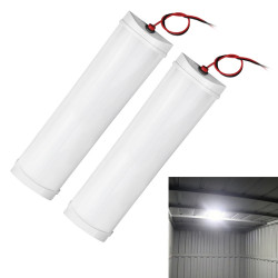 2 PCS ZS 3330 Truck LED Inside Reading Light Car Cabin Light Bar Voltage DC24V White Light